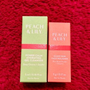 NIB Peach & Lily Samples
